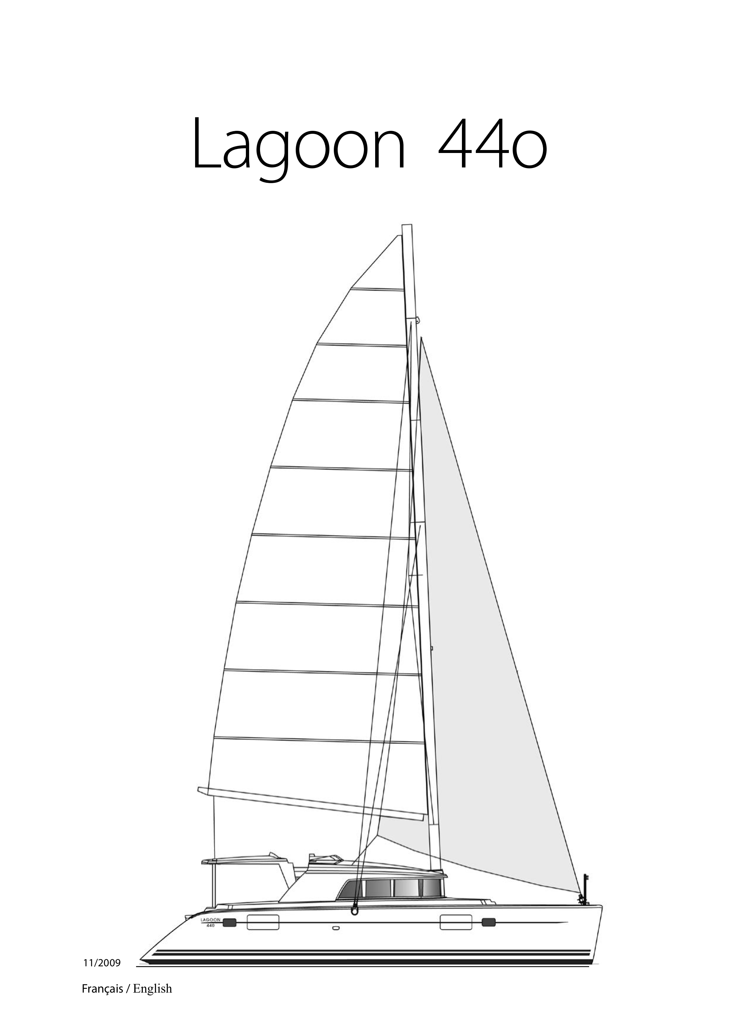 Lagoon 440 sketch | salecatamaran